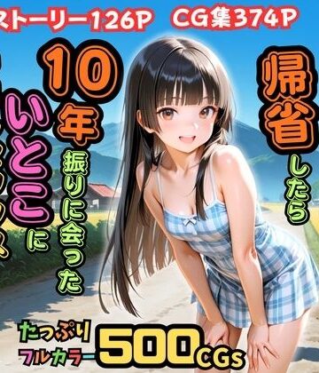 【500枚】夏休みに田舎に帰省したら10年振りに会ったいとこに中出しセックスさせてもらって気持ち良すぎた話【従妹同士の夏の中出しセックス】|辱め❤ピストン工房ー評価5.00